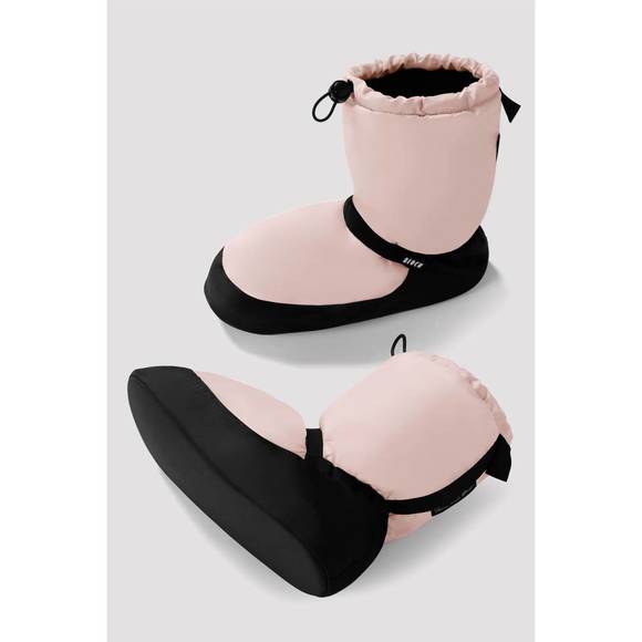 NEW BLOCH women's warm up booties in candy pink nylon - Picture 3 of 3